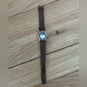 Peugeot Brown Leather Strap Watch